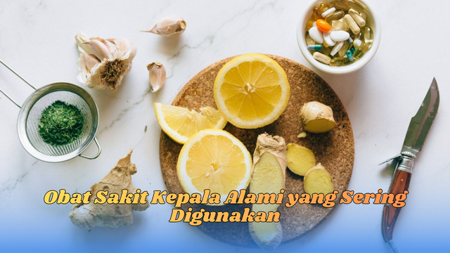 Obat sakit kepala alami